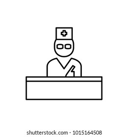 doctor icon illustration isolated vector sign symbol