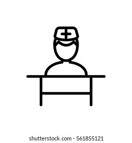 doctor icon illustration isolated vector sign symbol