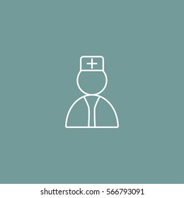 doctor icon illustration isolated vector sign symbol