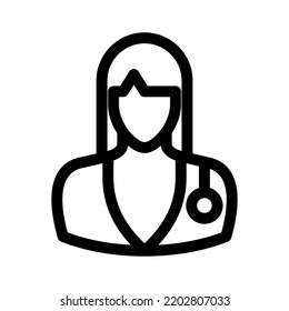 doctor icon or logo isolated sign symbol vector illustration - high quality black style vector icons
