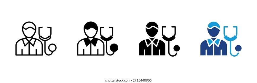 Doctor-Symbolsatz für mehrere Stilkollektionen