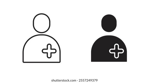 Doctor Icon set. vector illustration set
