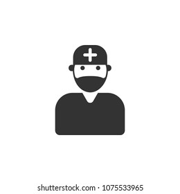 Doctor icon. Simple element illustration. Doctor symbol design from Pregnancy collection set. Can be used in web and mobile on white background