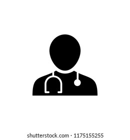 doctor icon. Simple glyph vector of Medicine set for UI and UX, website or mobile application on white background