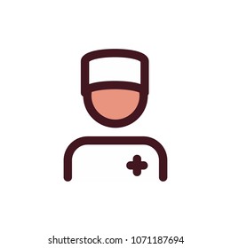 doctor icon vector