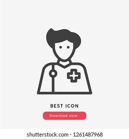 doctor icon vector