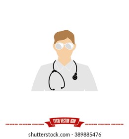 Doctor Icon Vector.