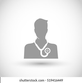 Doctor icon vector 