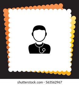Doctor  icon. Vector design. 