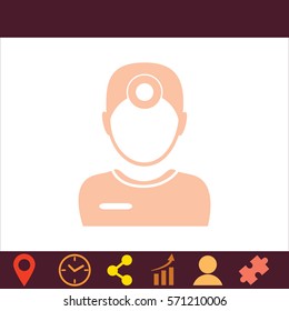 Doctor  icon. Vector design.