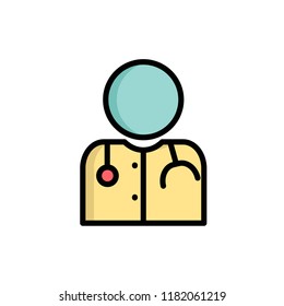 doctor icon vector design. icon vector filled outline style