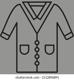 Vektorgrafik-Vektordesign-Wohnung des Arztes