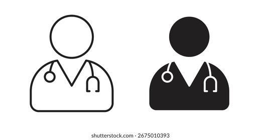 Diseño del Vector del icono del doctor, perfecto para los diseños del ui del Sitio web