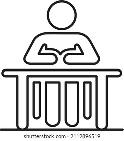 Doctor icon vector flat design