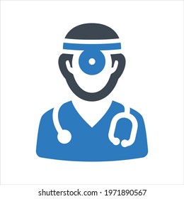 Doctor icon, vector and glyph