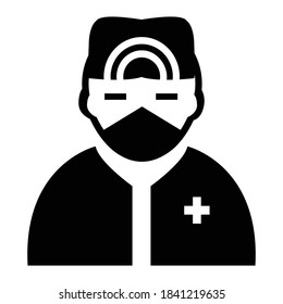 Doctor icon vector graphic design