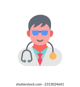 Doctor icon in vector. Illustration