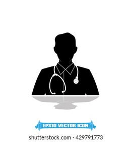 Doctor icon vector illustration