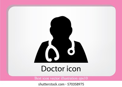 Doctor icon vector illustration