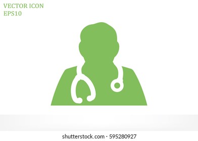 Doctor icon vector illustration.