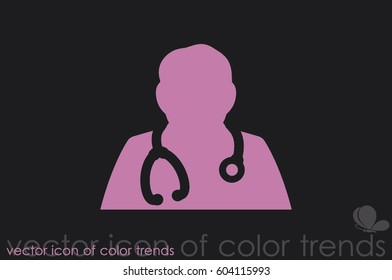 Doctor icon vector illustration.