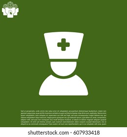 doctor icon. vector illustration