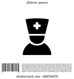 doctor icon. vector illustration