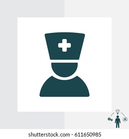doctor icon. vector illustration
