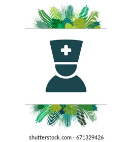 doctor icon. vector illustration