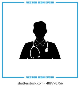 Doctor icon vector illustration eps10.