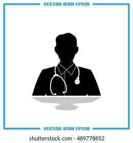 Doctor icon vector illustration eps10.
