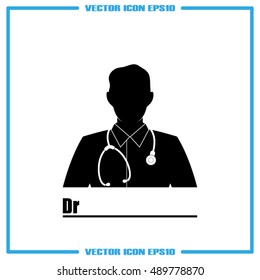 Doctor icon vector illustration eps10.