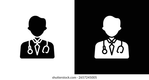 Doctor icono Vector Logo Plantilla para gráfico y Diseño web.