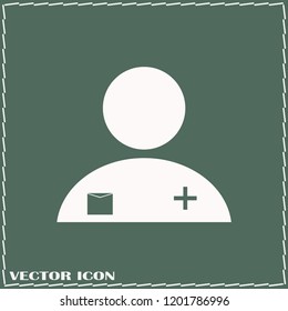 Doctor icon vector for web