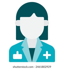 Doctor icon for web, app, infographic, etc