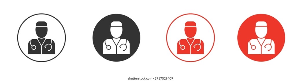 Doktor-Symbol. Webvektordesign