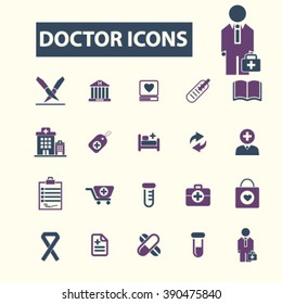 doctor icons
