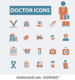 doctor icons
