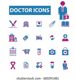 iconos de doctor