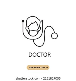 doctor icons  symbol vector elements for infographic web