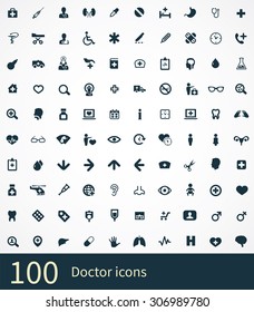 doctor Icons Vector set.