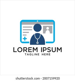 doctor identity card illustration logo