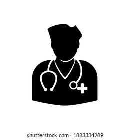 Doctor illustration icon medical logo