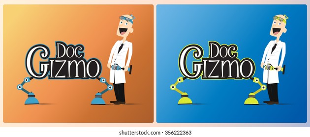 Doctor Inventor Vector character design