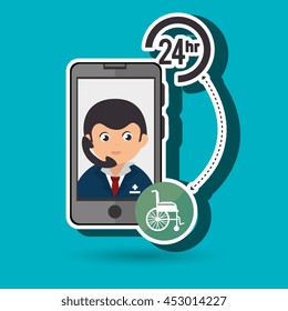 doctor with isolated icon design, vector illustration  graphic 
