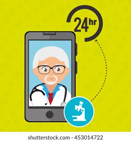 doctor with isolated icon design, vector illustration  graphic 