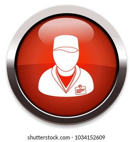 doctor isolated vector icon