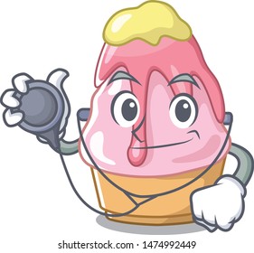 Doctor kakigori is served into character glasses