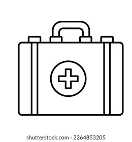 Doctor kit Vector Icon easily modify

