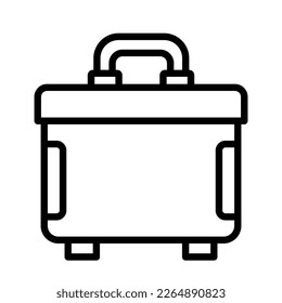 Icono del vector del kit del doctor modificar fácilmente

